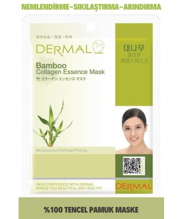 Dermal Moisturizing Firming and Purifying Bamboo Extract Collagen Mask 23gr