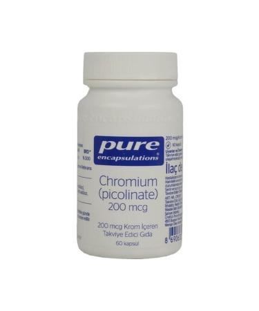 Pure Encapsulations Chromium Picolinate 200 Mcg 60 Capsules