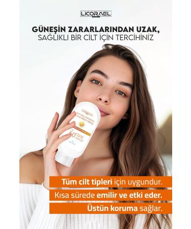 Licorael Dubai Natural Physical Sunscreen Cream Spf50+ 100ml - Buy Online on GoSupps.com