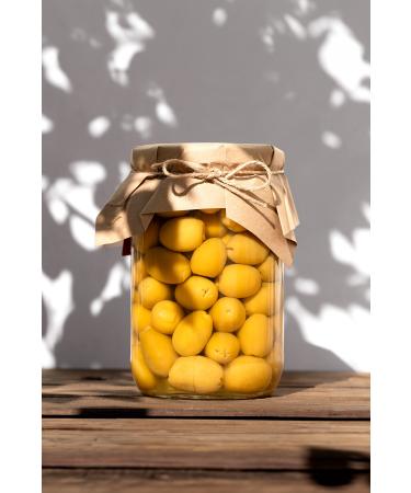 HASANBEY FARM Stuffed Green Olives with Lemon 500 gr