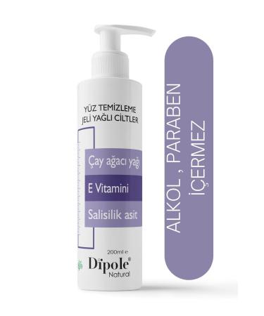dipole Facial Cleansing Gel for Oily Skin Prone to Acne and Blackheads 200 Ml - Buy Online on GoSupps.com