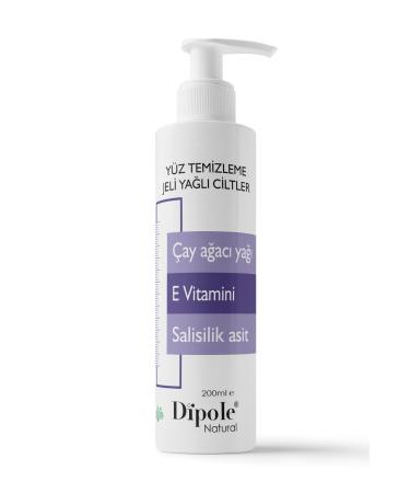 dipole Facial Cleansing Gel for Oily Skin Prone to Acne and Blackheads 200 Ml