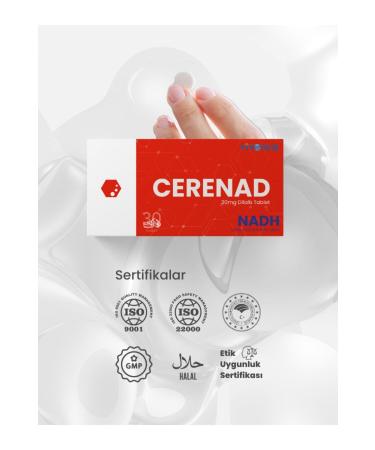 Food Supplement Containing Cerenad Nadh 30 Sublingual Tablets - Buy Online on GoSupps.com
