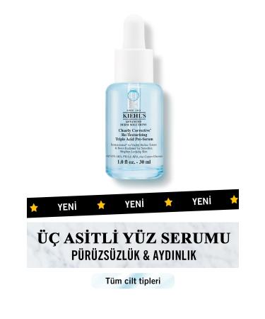 Kiehl's Clearly Corrective Smoothing Triple Acid Peeling Skin Serum - with AHA BHA and PHA