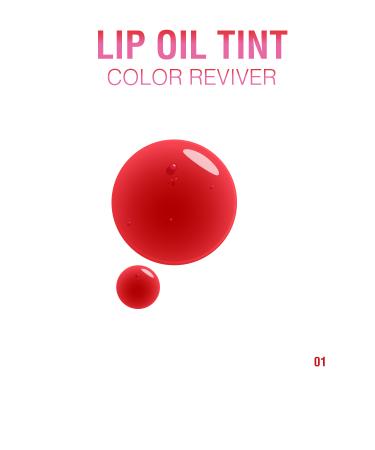 Lollis Lip Oil Tint 01 / Tinted Shine Lip Oil 01 - Buy Online on GoSupps.com