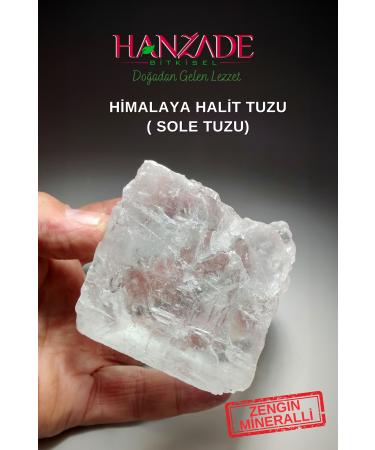 Hanzade Herbal Halite Salt Sole Salt 1 KG Transparent Clear Crystal Himalayan Halite Sole Salt - Buy Online on GoSupps.com