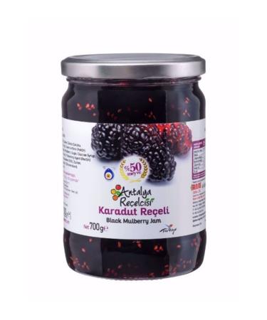 Antalya Jam Shop Black Mulberry Jam 700g Classic Series