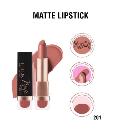Lollis Matte Lipsticks 201 / Matte Lipstick 201