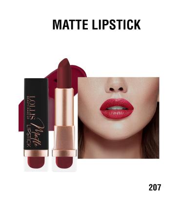Lollis Matte Lipstick 207 / Matte Lipstick 207 - Buy Online on GoSupps.com