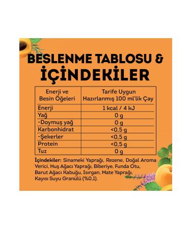 Lipton Slim Plus Apricot Mixed Herbal Tea 20 x 6 Pieces - Buy Online on GoSupps.com