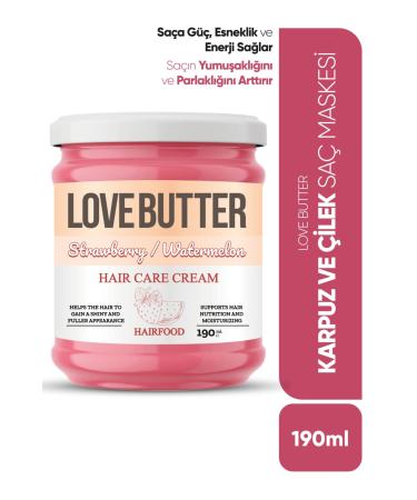 LOVE BUTTER Strawberry & Watermelon Hair Food Hair Mask