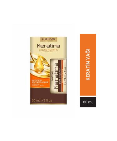 Kativa Liquid Keratin 60 mL - Strengthening Keratin Oil for Softness and Shine