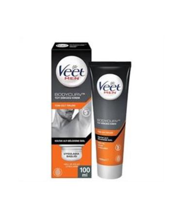 Veet ( CLAY MASK GIFT ) Veet Men Hair Removal Cream for Men 100ml ( 1 PIECE )