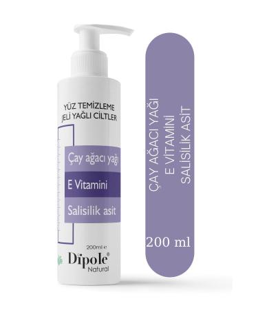 dipole Facial Cleansing Gel for Oily Skin Prone to Acne and Blackheads 200 Ml - Buy Online on GoSupps.com
