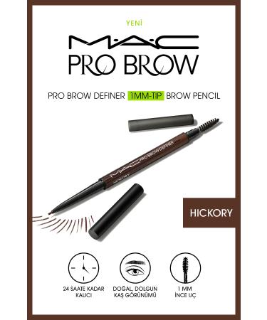 Mac M a c Pro Brow Definer 1mm Tip Eyebrow Pencil - Hickory 0.3 G