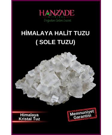 Hanzade Herbal Halite Salt Sole Salt 1 KG Transparent Clear Crystal Himalayan Halite Sole Salt - Buy Online on GoSupps.com
