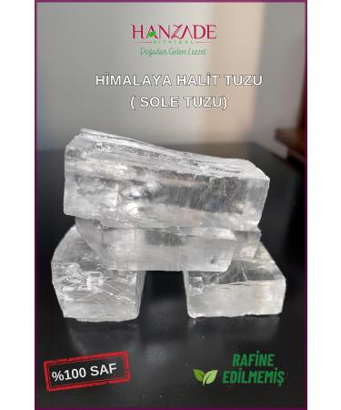 Hanzade Herbal Halite Salt Sole Salt 1 KG Transparent Clear Crystal Himalayan Halite Sole Salt - Buy Online on GoSupps.com