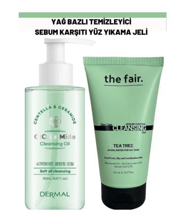 Dermal Oil-Based Cleanser and the fair. Anti-Sebum Face Wash Gel