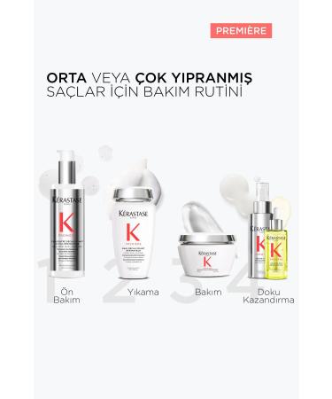 Kerastase CREAM-457 Premiere Fondant Fluidite Reparateur Repairing Hair Care Cream 200 ml MOISTURE - Buy Online on GoSupps.com