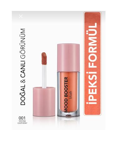 Flormar Mood Booster Intense Pigment Liquid Blush No: 001 Follow Your Heart