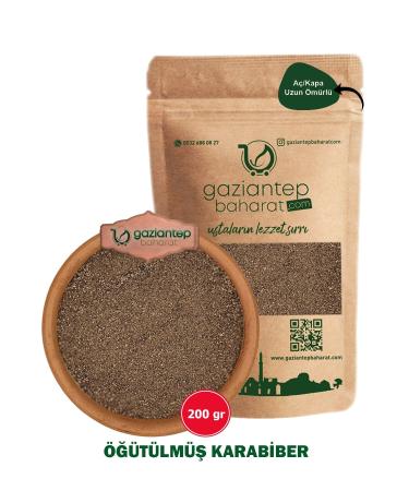 Gaziantep Spice Black Pepper Powder 200gr - Buy Online on GoSupps.com