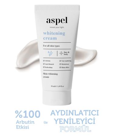Aspel Anti-Stain and Tone Equalizing Skin Whitening Cream 50 ml - Buy Online on GoSupps.com