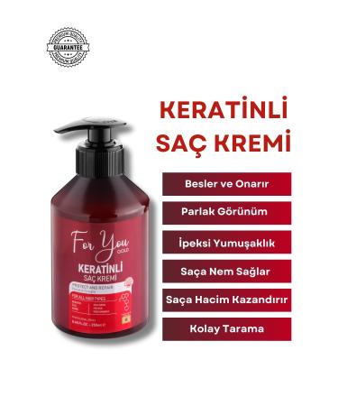For You Gold Keratin repairing nourishing revitalizing Hair Cream (hair Beautifying Care Cream) 250ml