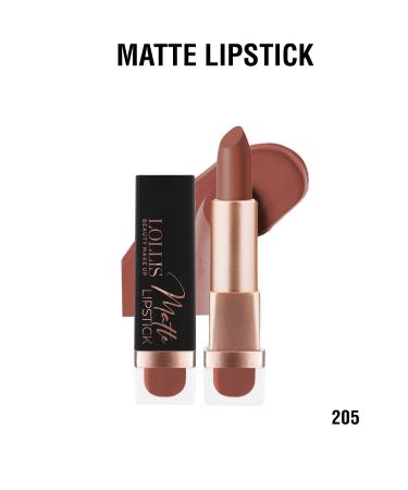 Lollis Matte Lipstick 205 / Matte Lipstick 205 - Buy Online on GoSupps.com
