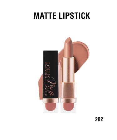 Lollis Matte Lipstick 202 / Matte Lipstick 202 - Buy Online on GoSupps.com
