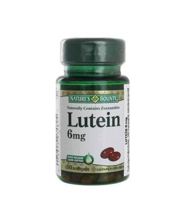 Natures Bounty Natures Bounty Lutein 6 Mg 50 Softgels