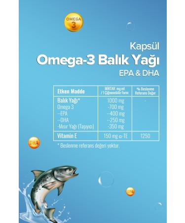 Z hre Ana Omega 3 Fish Oil - 200 Capsules (1300 Mg) - Buy Online on GoSupps.com