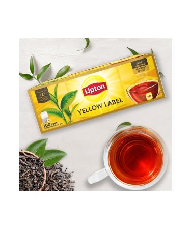 Lipton Yellow Label Tea Bag Cup 100pcs x 6pcs - Buy Online on GoSupps.com