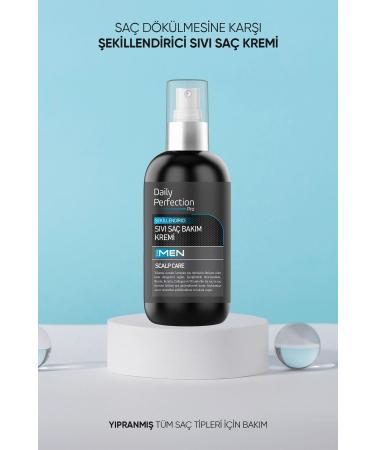 DAILY PERFECTION PRO Scalp Care Hair Care Set for Men (Shampoo-Styling Liquid Hair Care Cream-Vitamin Shot) - Buy Online on GoSupps.com