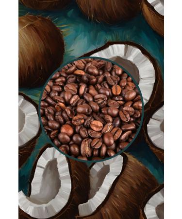 Mim and More Decaf Coconut Coffee Decaffeinated Coconut Flavored Coffee Beans 200 Gr - Buy Online on GoSupps.com