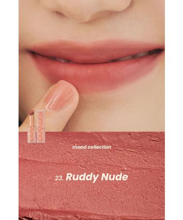 Romand Zero Matte Lipstick Muteral Nude / Matte Velvet Lipstick Muteral Nude Series - 23 Ruddy Nude