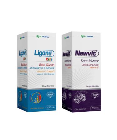 Newvit Ligone Kids Multivitamin Syrup 150 ml + Sambucus Nigra Syrup