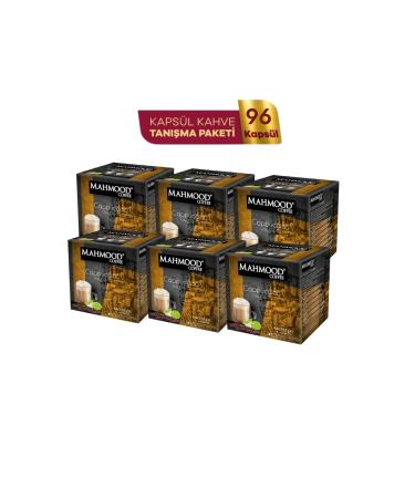 Mahmood Coffee Cappuccino Capsule Introduction Package Dolce Gusto Compatible Capsule Coffee Opportunity Package 16 Pieces X 6 Packs