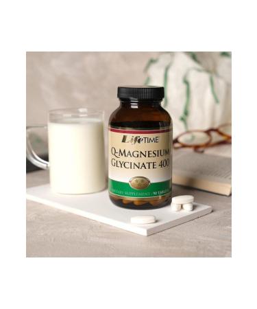 Life Time Q-magnesium Glycinate 400 90 Tablets - Buy Online on GoSupps.com