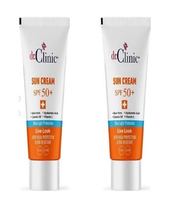 Dr. Clinic Sunscreen Cream Anti-Spot Spf 50 2 Li Set (50 ML - 50 ML)