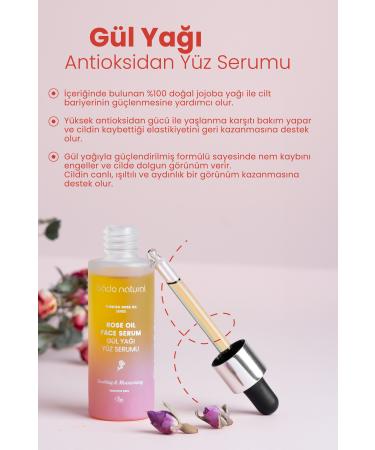 Bade Natural Rose Oil Relaxing and Antioxidant Face Serum 30 ml - Buy Online on GoSupps.com