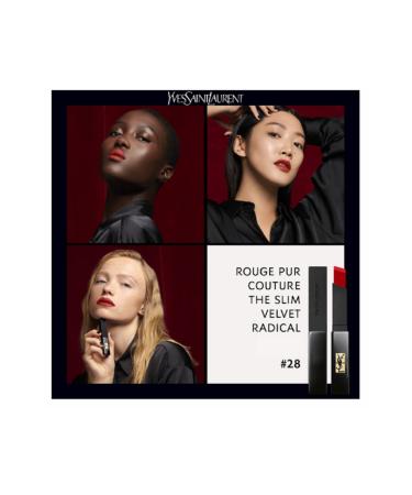 Yves Saint Laurent The Slim Velvet Radical - Velvet and Comfort Lipstick - Buy Online on GoSupps.com