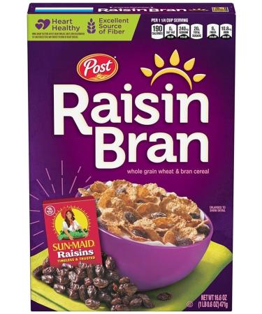 Post raisin bran American breakfast cereal 471 gr