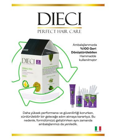 Dieci Ammonia Free Kit Hair Dye 7.0 Medium Blonde - Buy Online on GoSupps.com