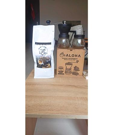 MarbleTrend GRANDE SOFIA ESPRESSO COFFEE BEANS + COFFEE MILL GRINDER