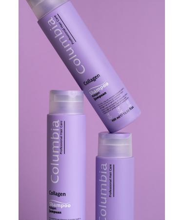 Columbia Salt-Free Collagen & Biotin Extra Volume & Plumping Shampoo 400 ml - Buy Online on GoSupps.com