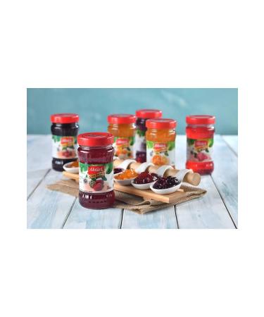 Akt rk 6 Kinds of Jam 380grx6 Blackberry raspberry cherry orange apricot strawberry Jam