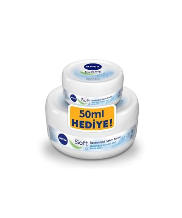 NIVEA Soft Jar Cream 300 ml 50 ml Set