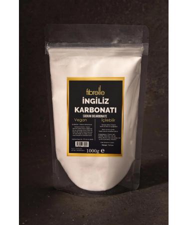 Fibrelle English Carbonate 1kg(1000G) / Edible / Additive-Free / Natural / Vegan / Drinkable -