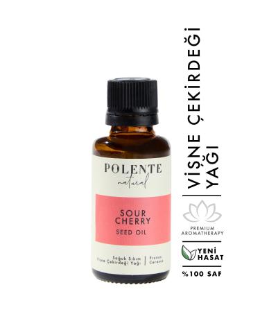 Polente Natural Cherry Kernel Oil - Cold Pressed 30 ml