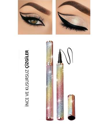 Elisa Rose Eyeliner Crystal Model Liquid Black
